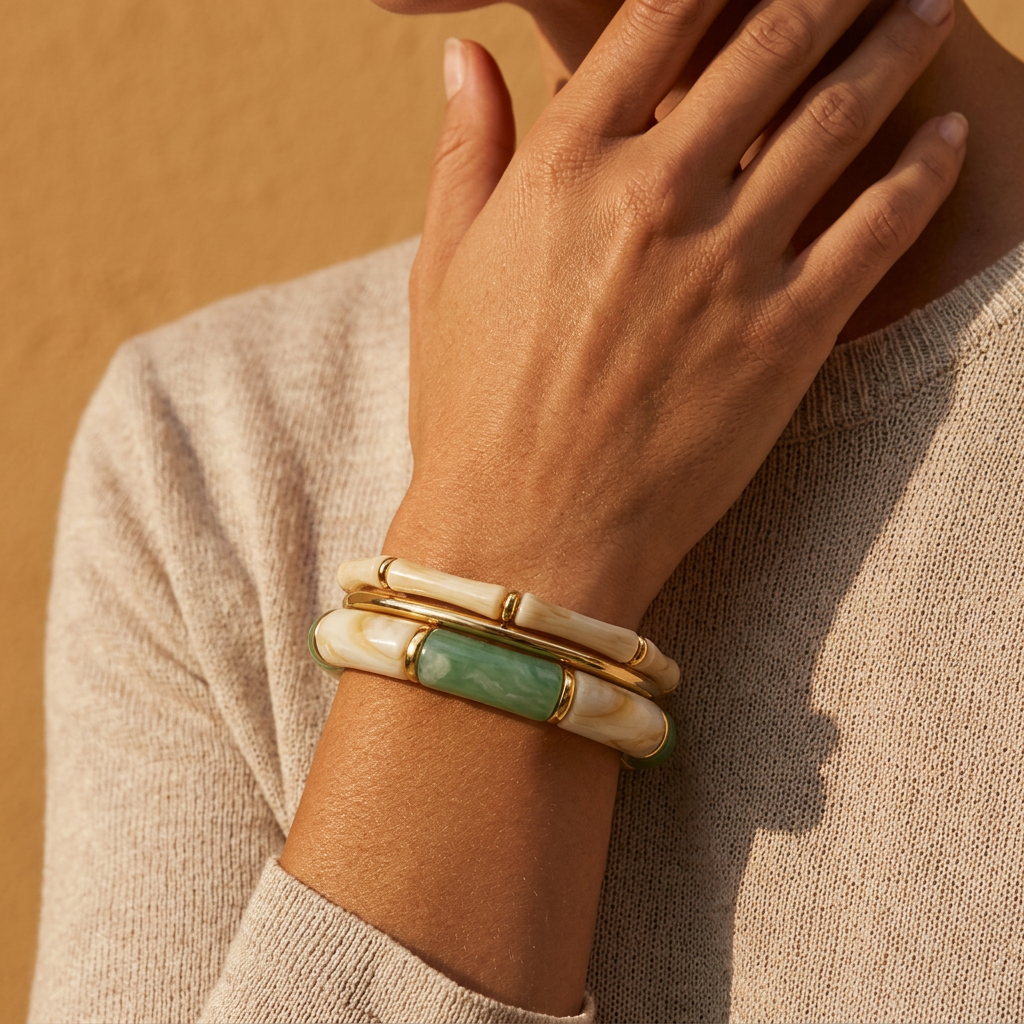 Menorca · Conjunto de pulseras ELÁSTICO