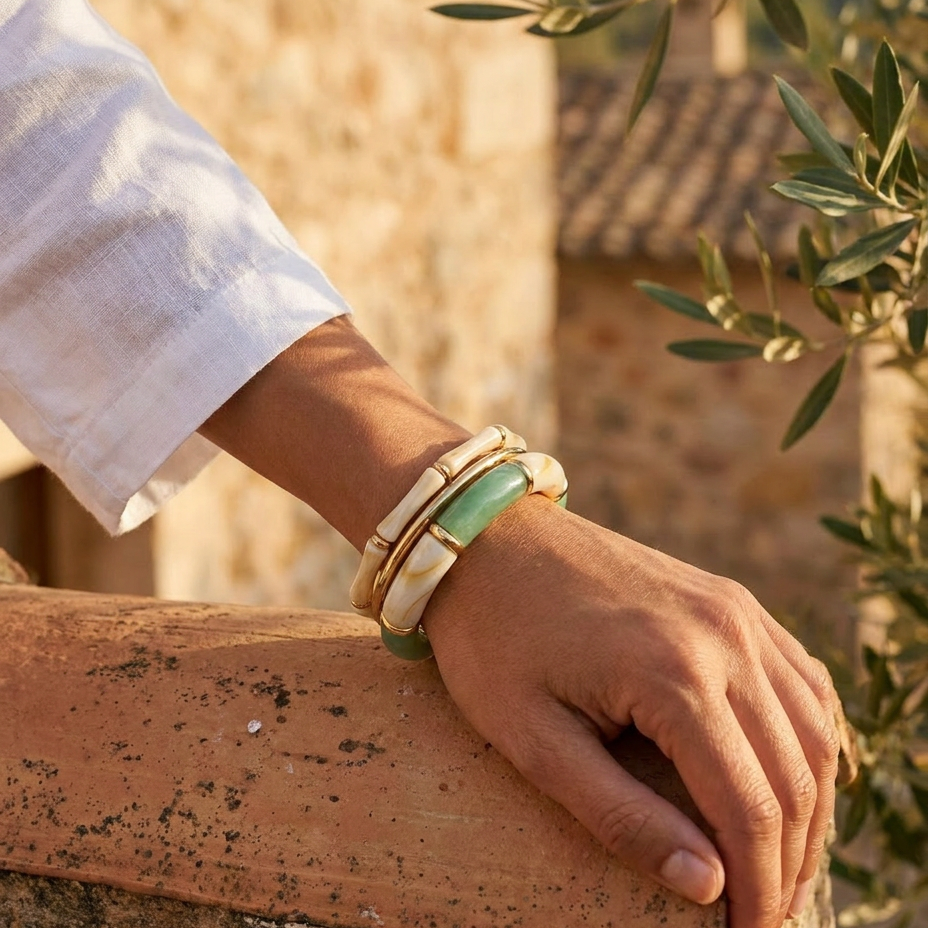 Menorca · Conjunto de pulseras ELÁSTICO