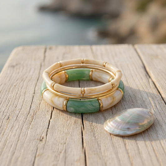 Menorca · Conjunto de pulseras ELÁSTICO